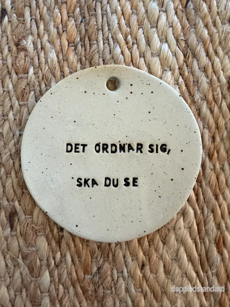 Väggplatta med budskap - Bild 2