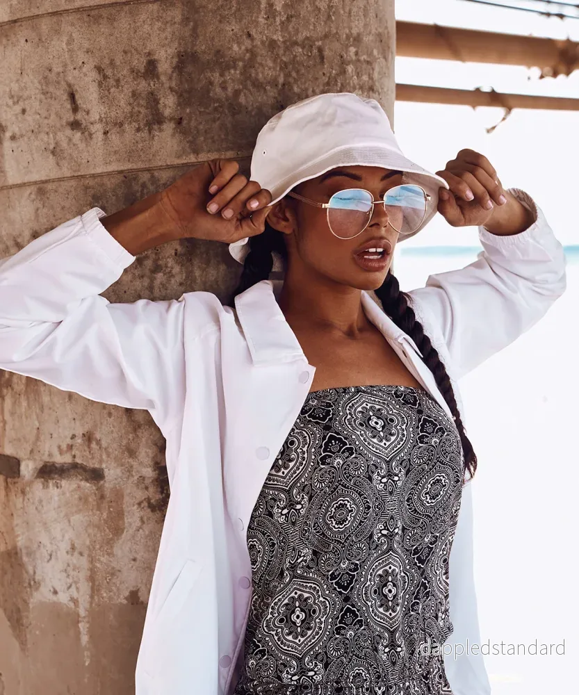 Flexfit bucket hat i bomullstwill