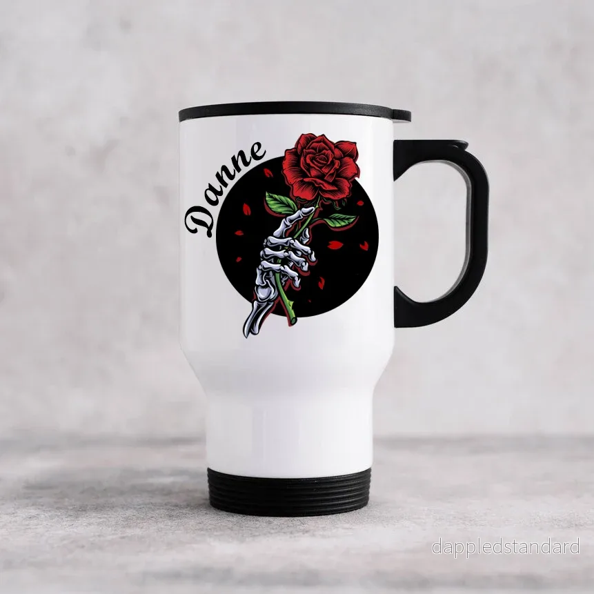 Termosmugg | Ros | Skull Termosmugg | Ros | Skull