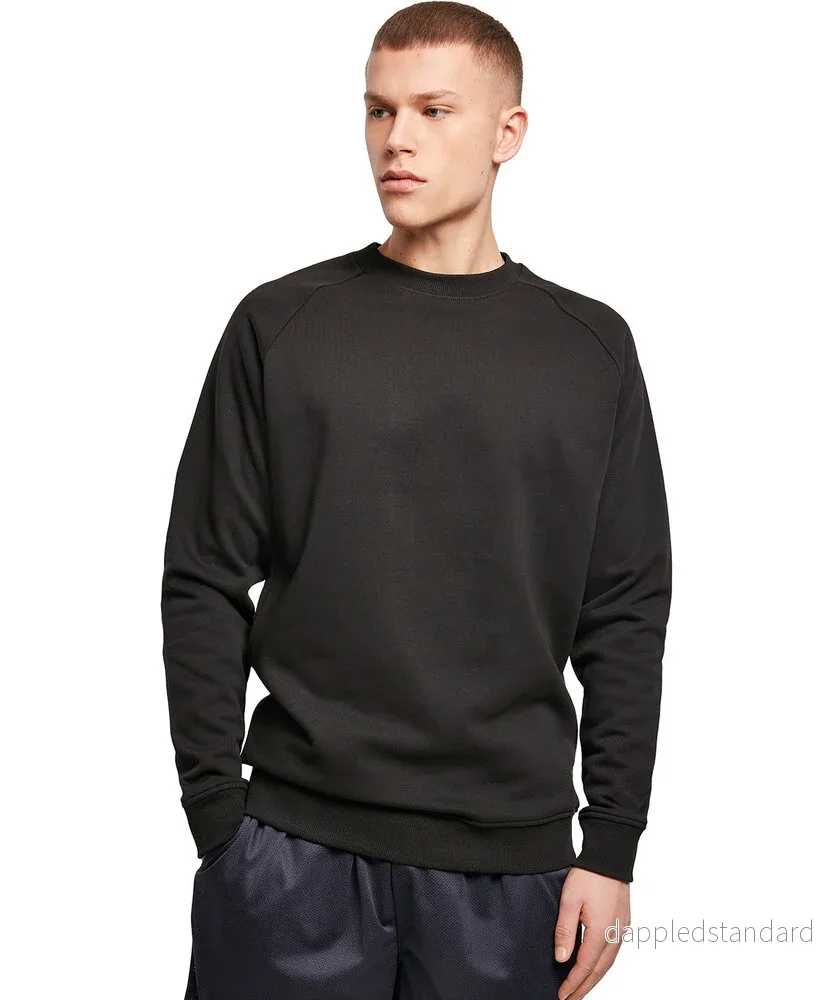 Build Your Brand Raglan Sweat Crew Neck – Stilren Sweatshirt med Raglanärm Build Your Brand Raglan Sweat Crew Neck – Stilren Sweatshirt med Raglanärm