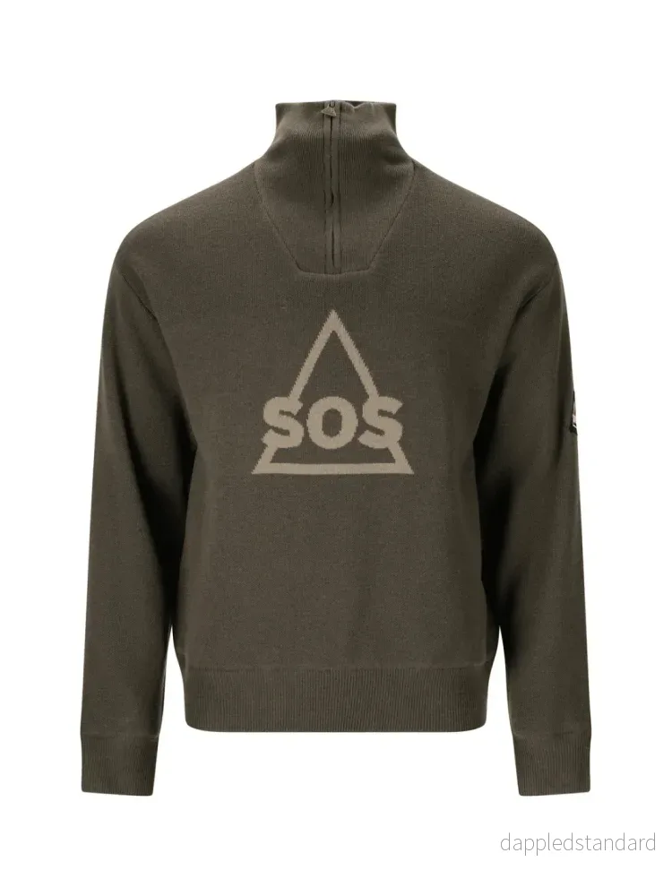 SOS Tignes Windbreaker Armygrøn