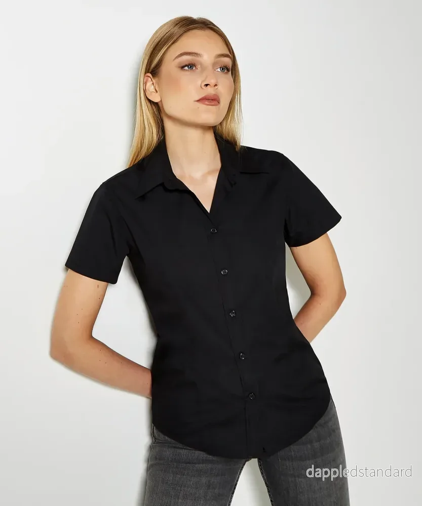 Kortärmad personalblus för damer Kortärmad personalblus för damer