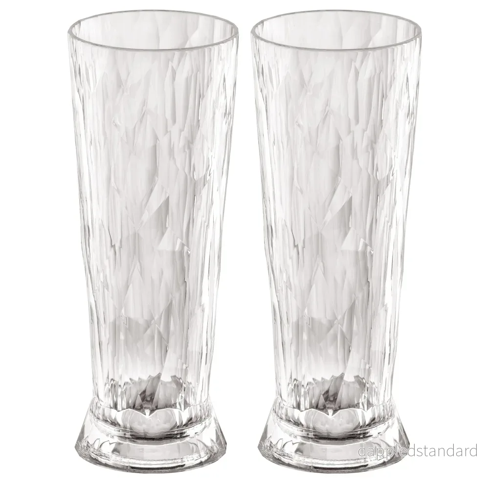 Ölglas Superglas club no.11 plast 50 cl crystal clear 2-pack