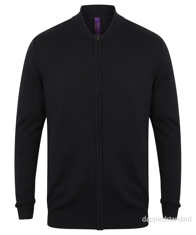 Unisex cardigan med genomgående dragkedja - Bild 3