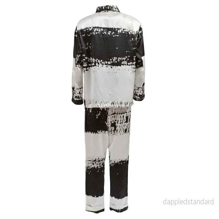 All Day Silk Set - Monochrome Stripe - Bild 3