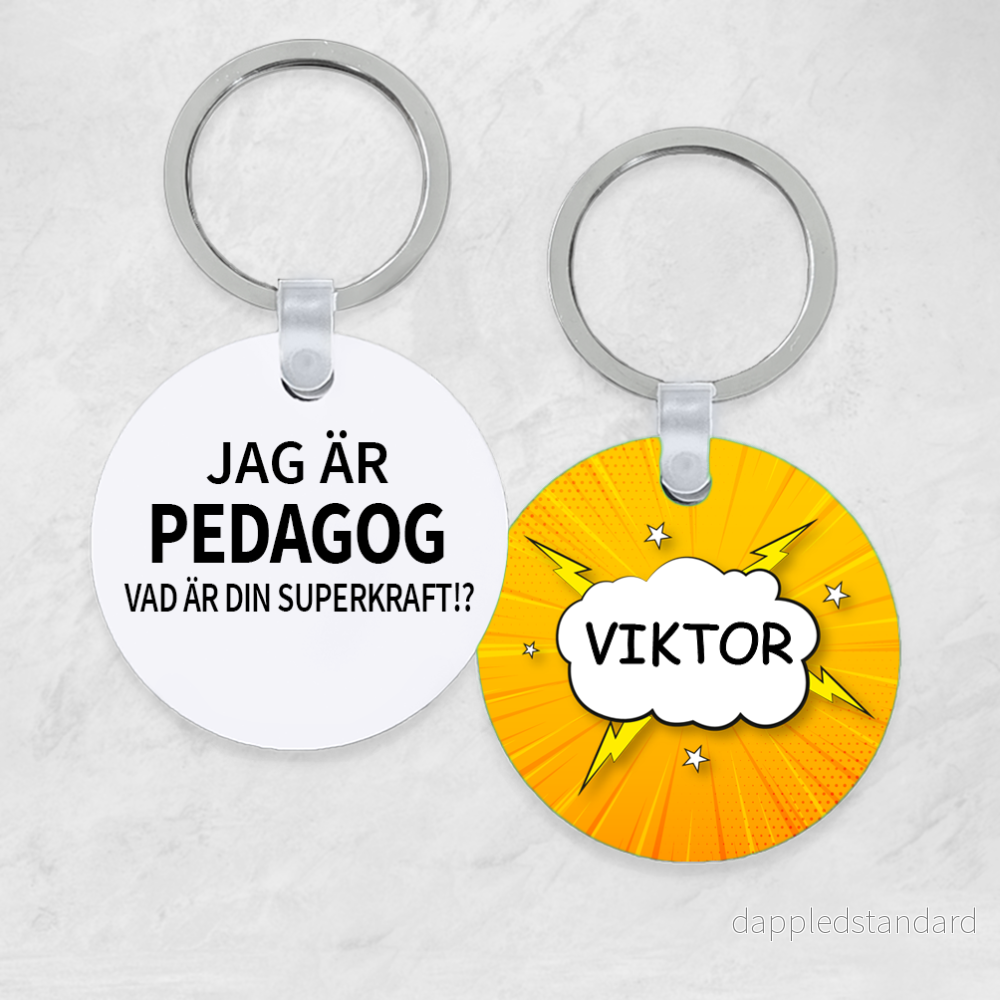 Nyckelring 5cm | Superkraft