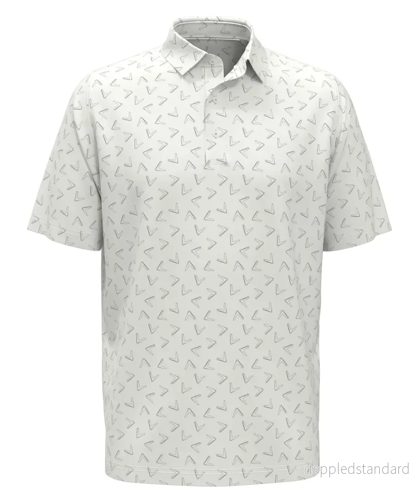 Callaway Chev Print Polo