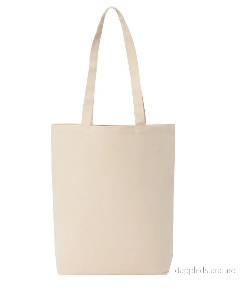 Flat Base Premium Recycled Canvas Shopper - Bild 3