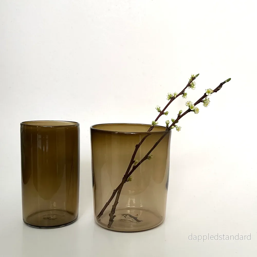 Vas, munblåst glas, vid - Bild 2