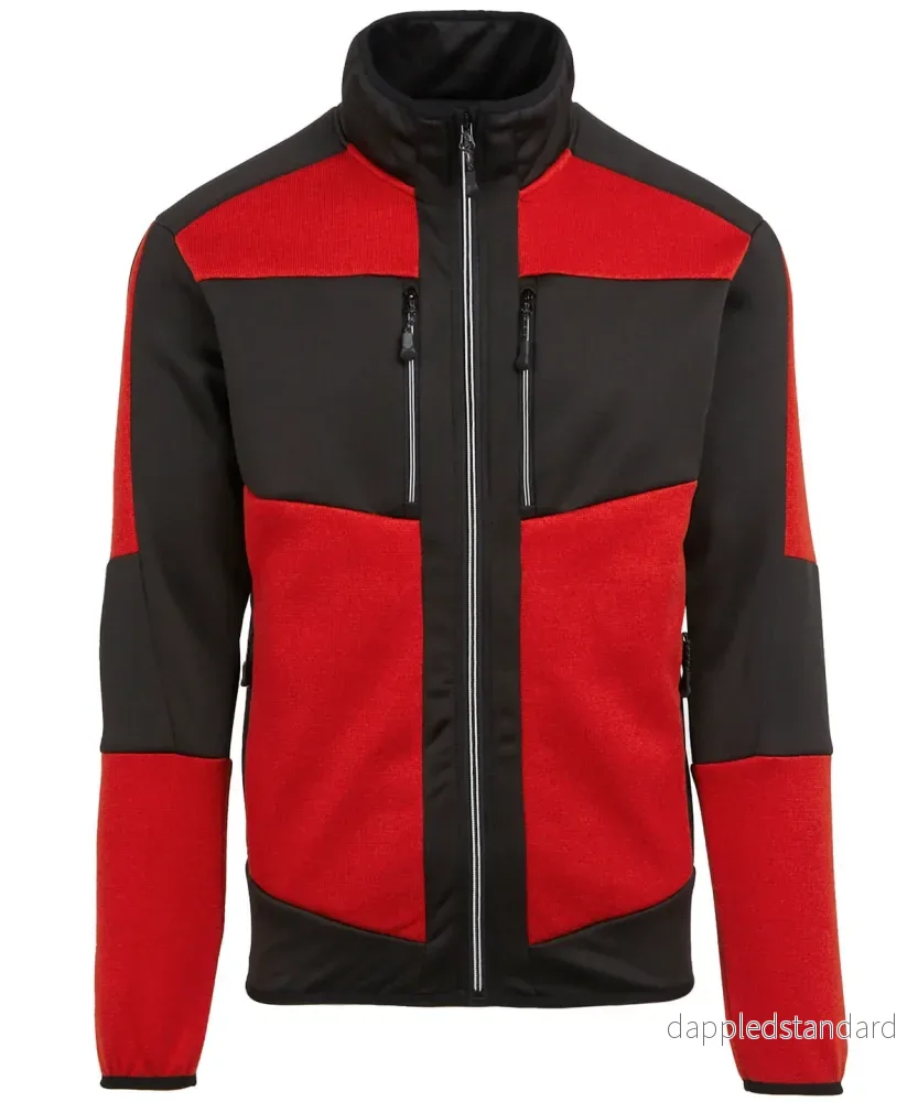 E-Volve unisex mellanlager med stickad effekt och stretch - Bild 3