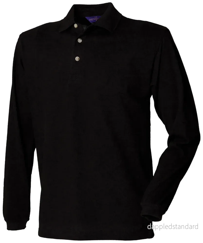 Long Sleeve Cotton Polo - Bild 2