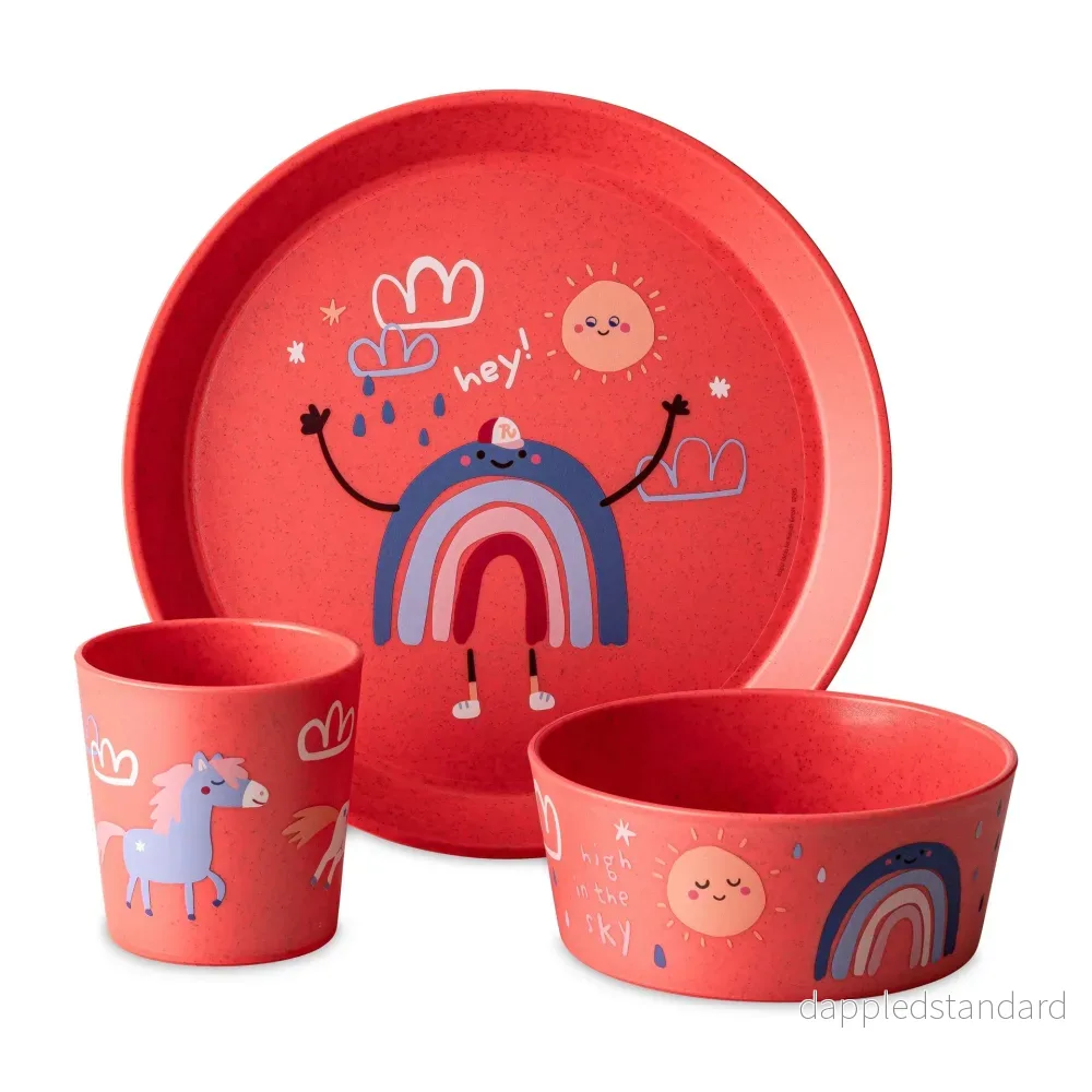 Kids Set Connect barnservis 3 delar tallrik/skål/mugg Kids Set Connect barnservis 3 delar tallrik/skål/mugg