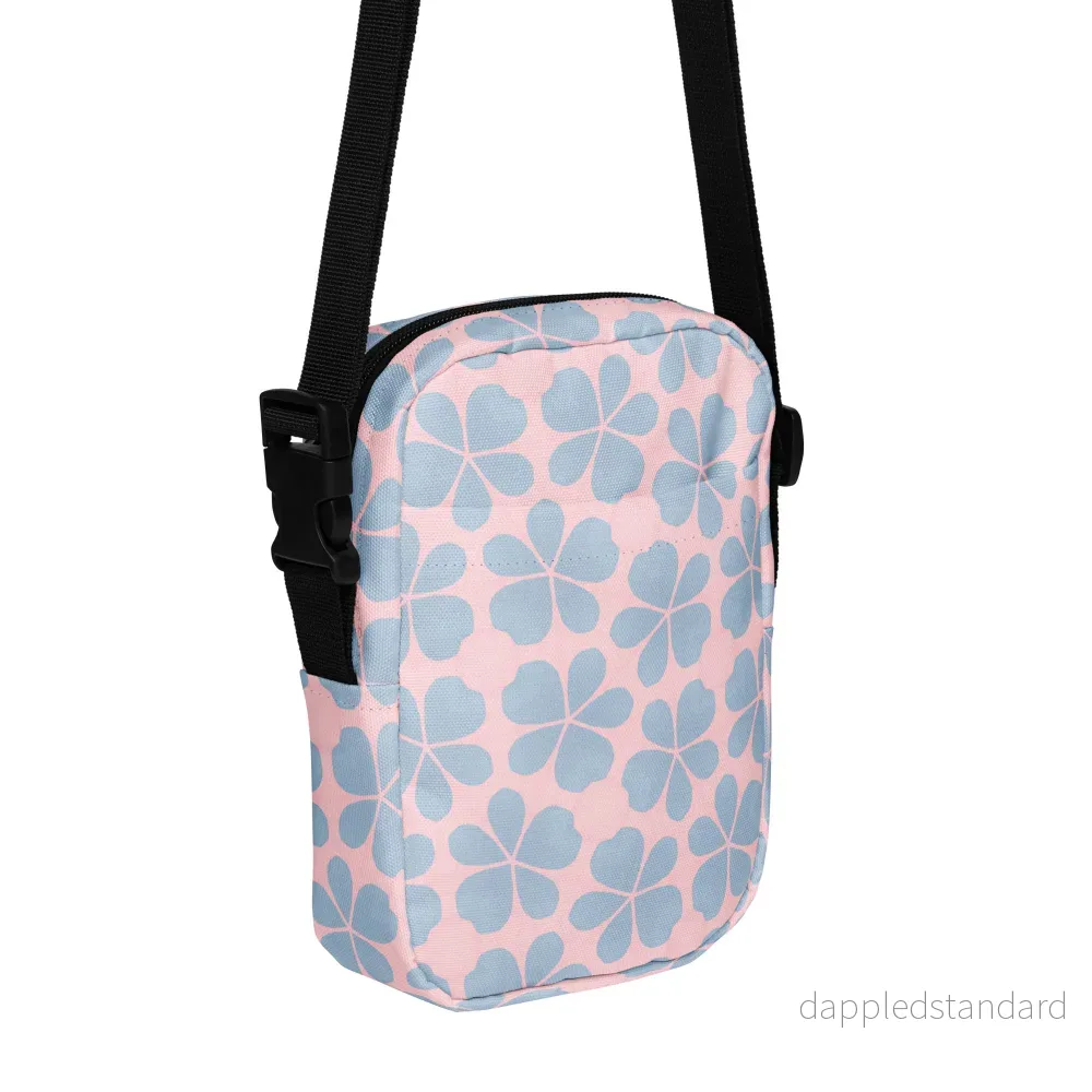 Crossbody väska Piff Blåblom