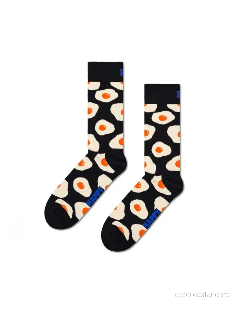 Happy Socks Sort Spejlæg Strømpe Til Ham Happy Socks Sort Spejlæg Strømpe Til Ham