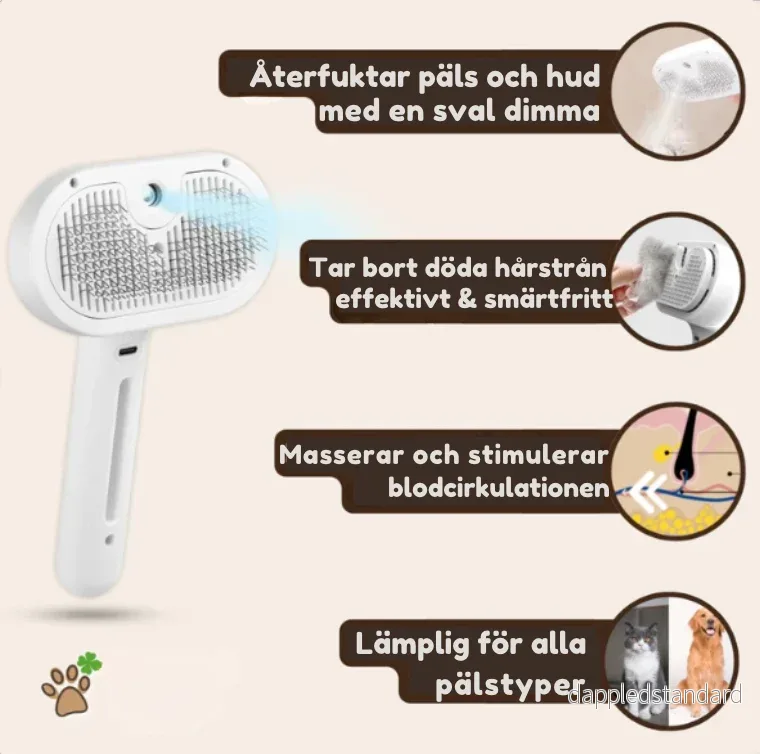 PälsSpa™ Pro | Professionell pälsvårdsborste för husdjur - Bild 2