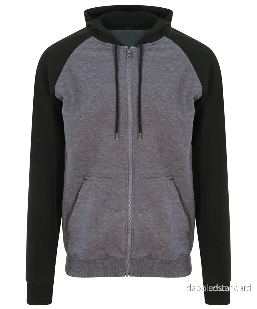 AWDis Just Hoods - Baseball Zoodie - Bild 2