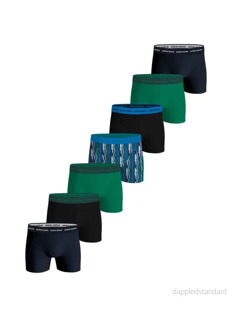 Björn Borg Multifarvet 7-Pack Boxershorts