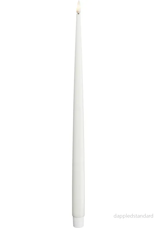 LED Kronljus Shiny 2,2x38 cm Vit 2-pack