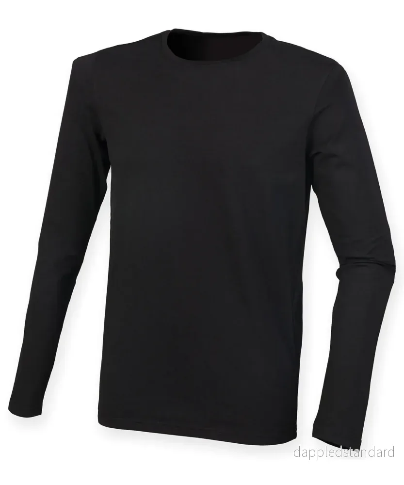 Långärmad stretch-T-shirt – Feel Good - Bild 2
