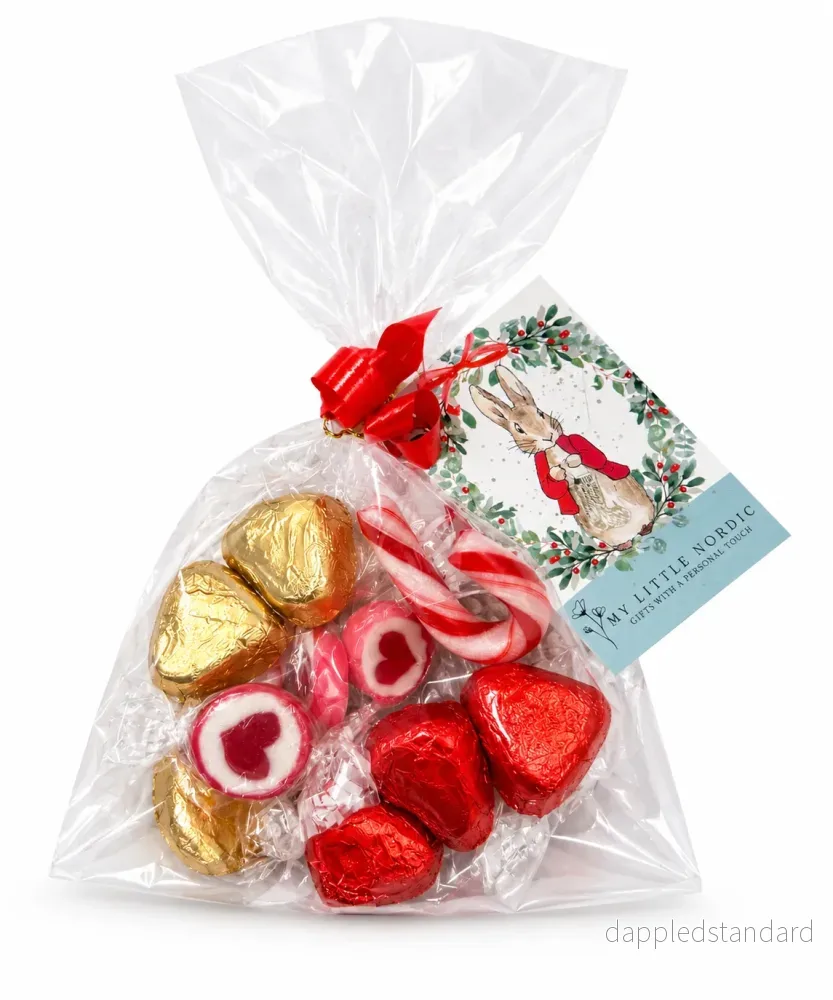 Tilføj lidt ekstra hygge til gaven (Rødt)🍬 Slik Tilføj lidt ekstra hygge til gaven (Rødt)🍬 Slik