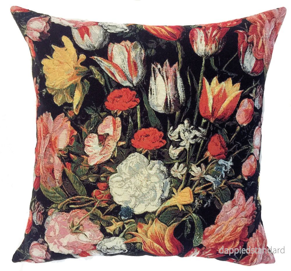 Blommigt kuddfodral