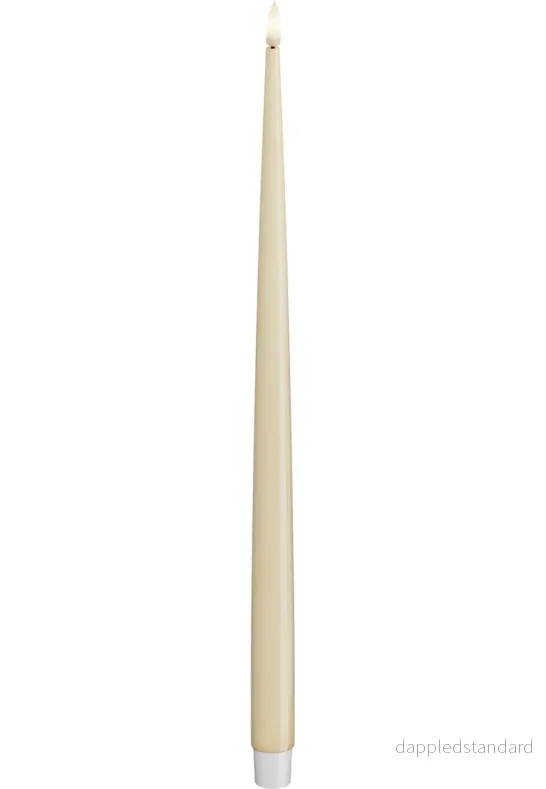 LED Kronljus Shiny 2,2x38 cm Cream 2-pack