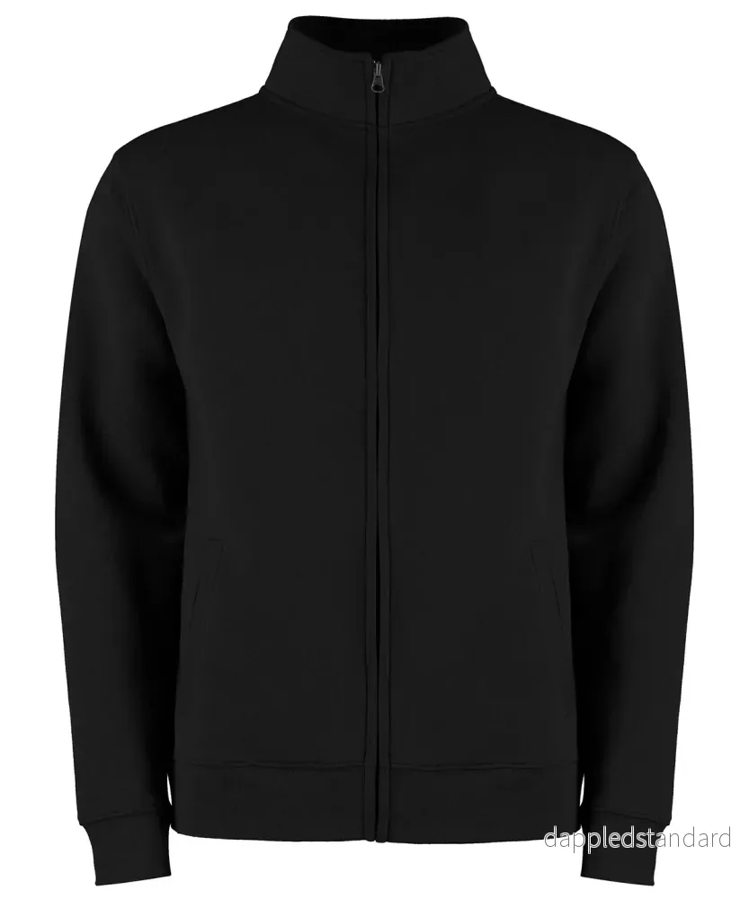 Kustom Kit - Sweatshirt med Dragkedja i Normal Passform - Bild 2