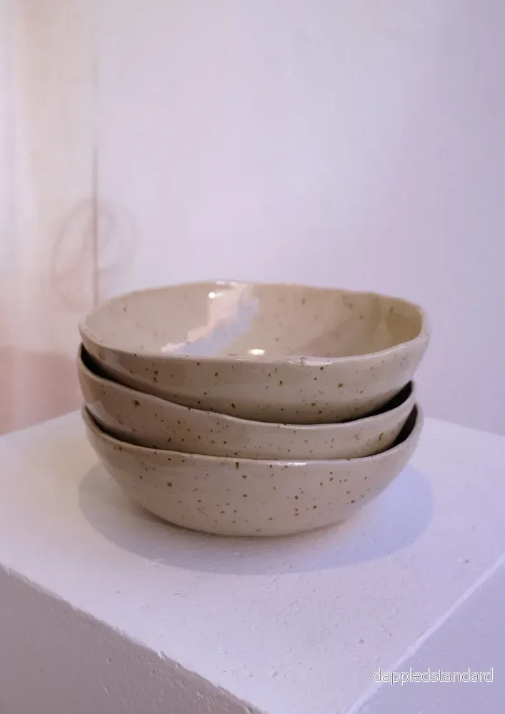 Handgjorda frukostskålar 17x17cm (styckpris)