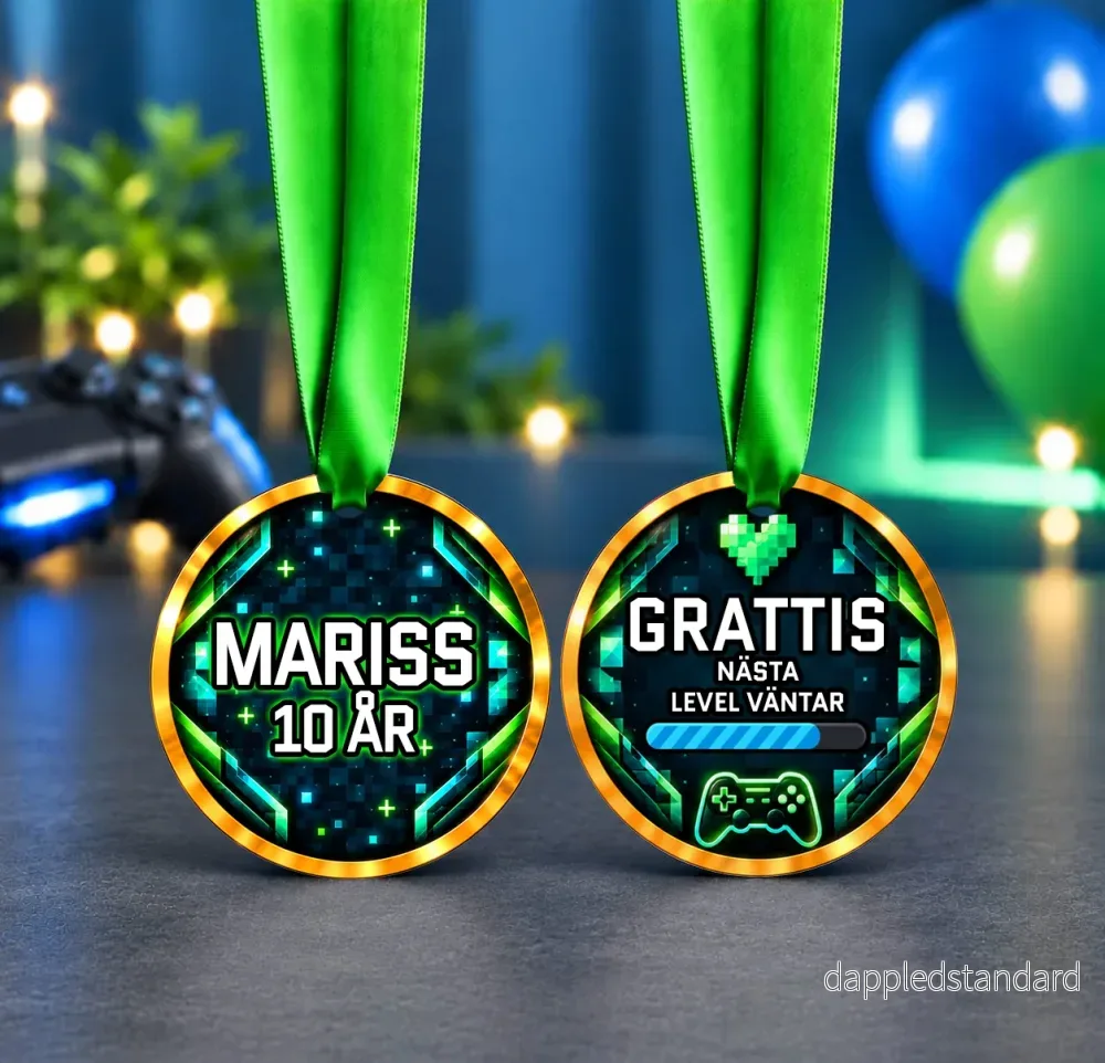 Medalj | Födelsedag | Gamer #4