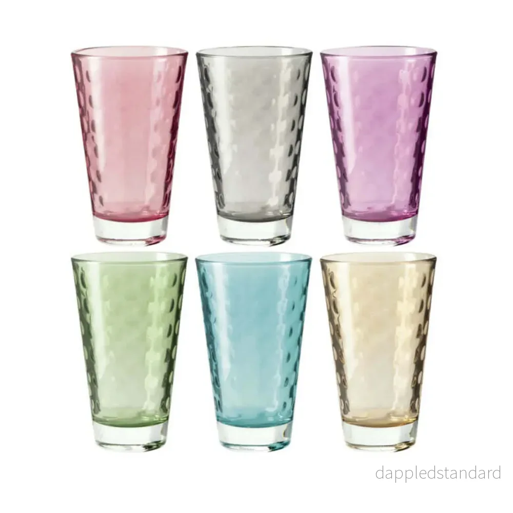 Dricksglas Optic ld 30 cl flerfärgade 6-pack