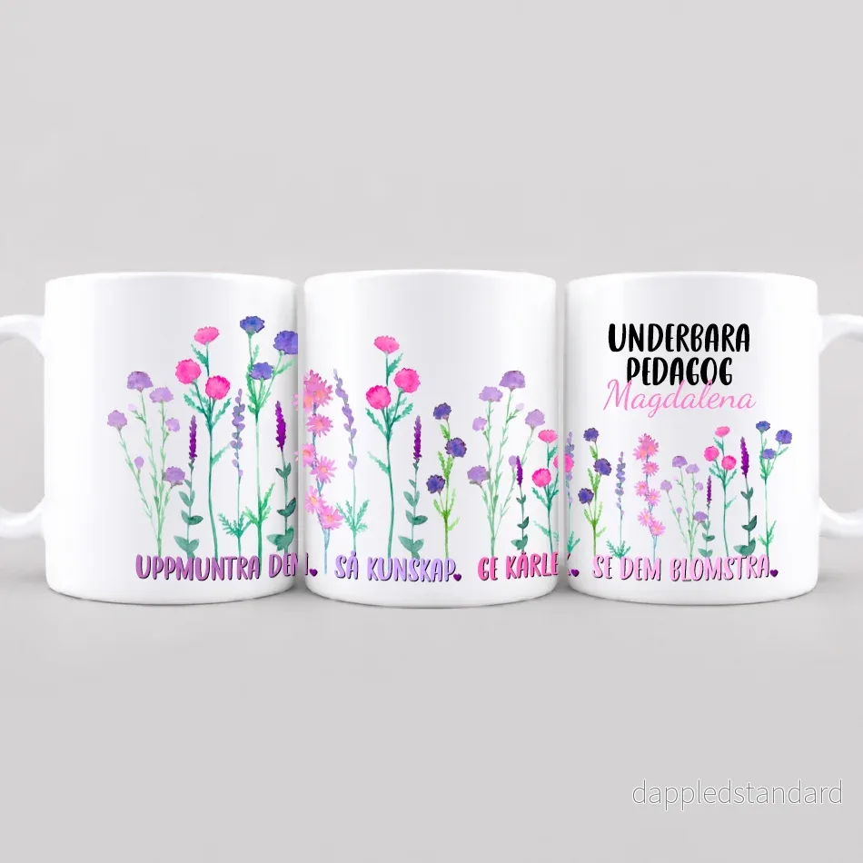 Mugg | Pedagog | Namn