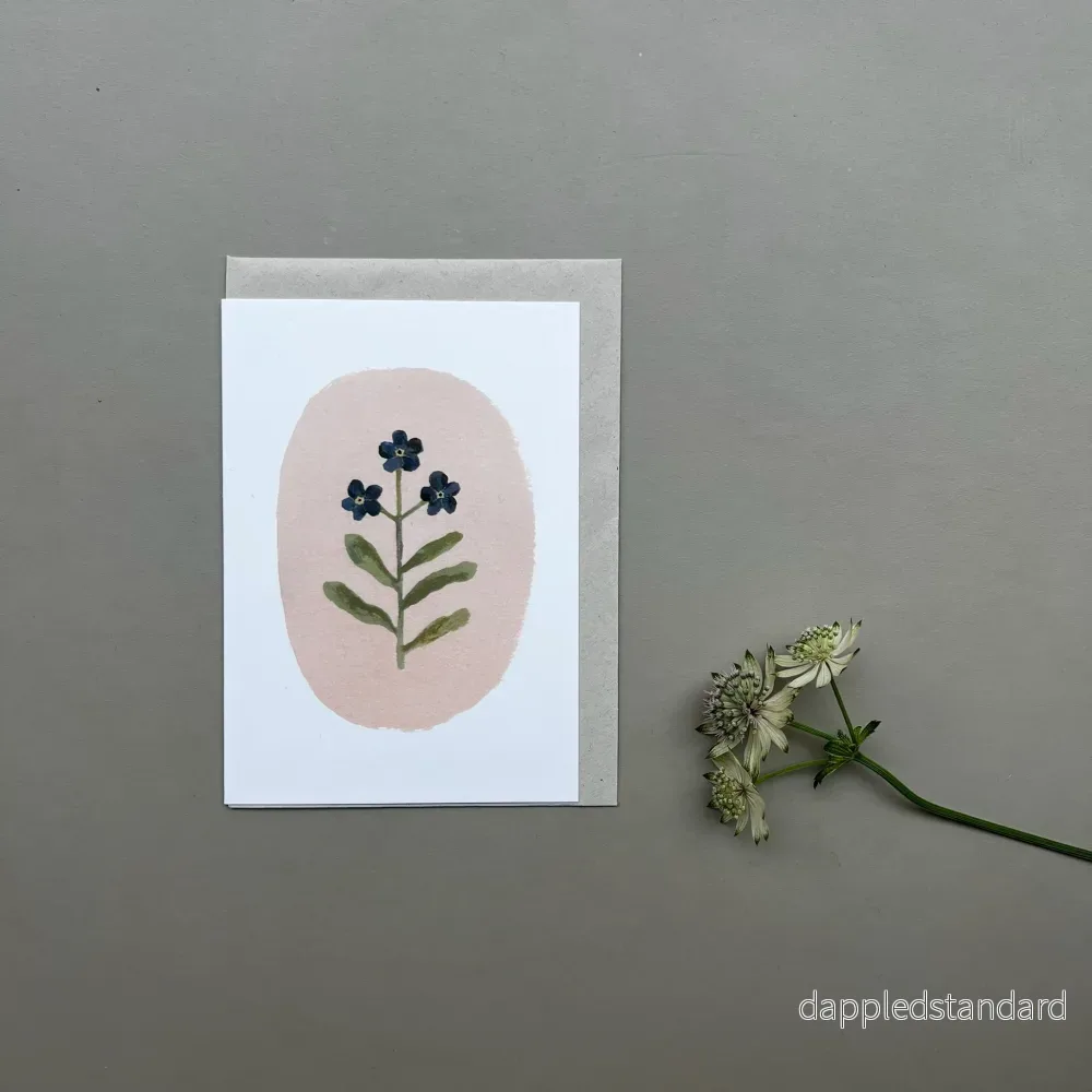 Kort, ”Forget Me Nots” Kort, ”Forget Me Nots”