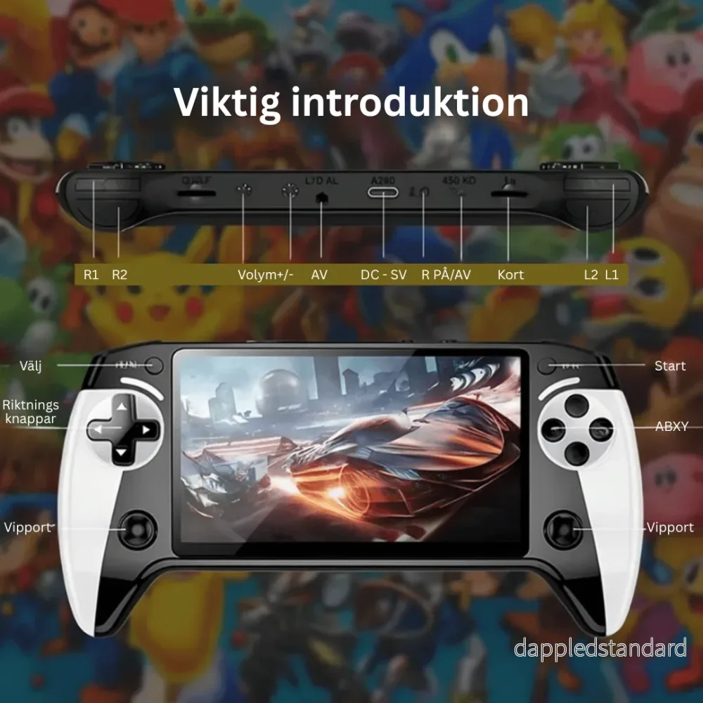 X9 Handheld | đź Ta tillbaka 90-talet â Spela över 2 000 retrospel nĂ€r som helst, var som helst! - Bild 2