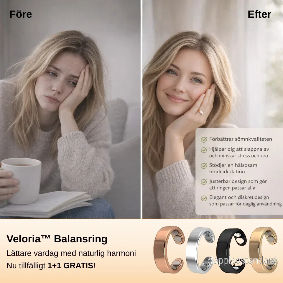 Veloria™ Balansring – Mindre stress och bättre sömn på 7 dagar – utan medicin 1+1 GRATIS - Bild 2