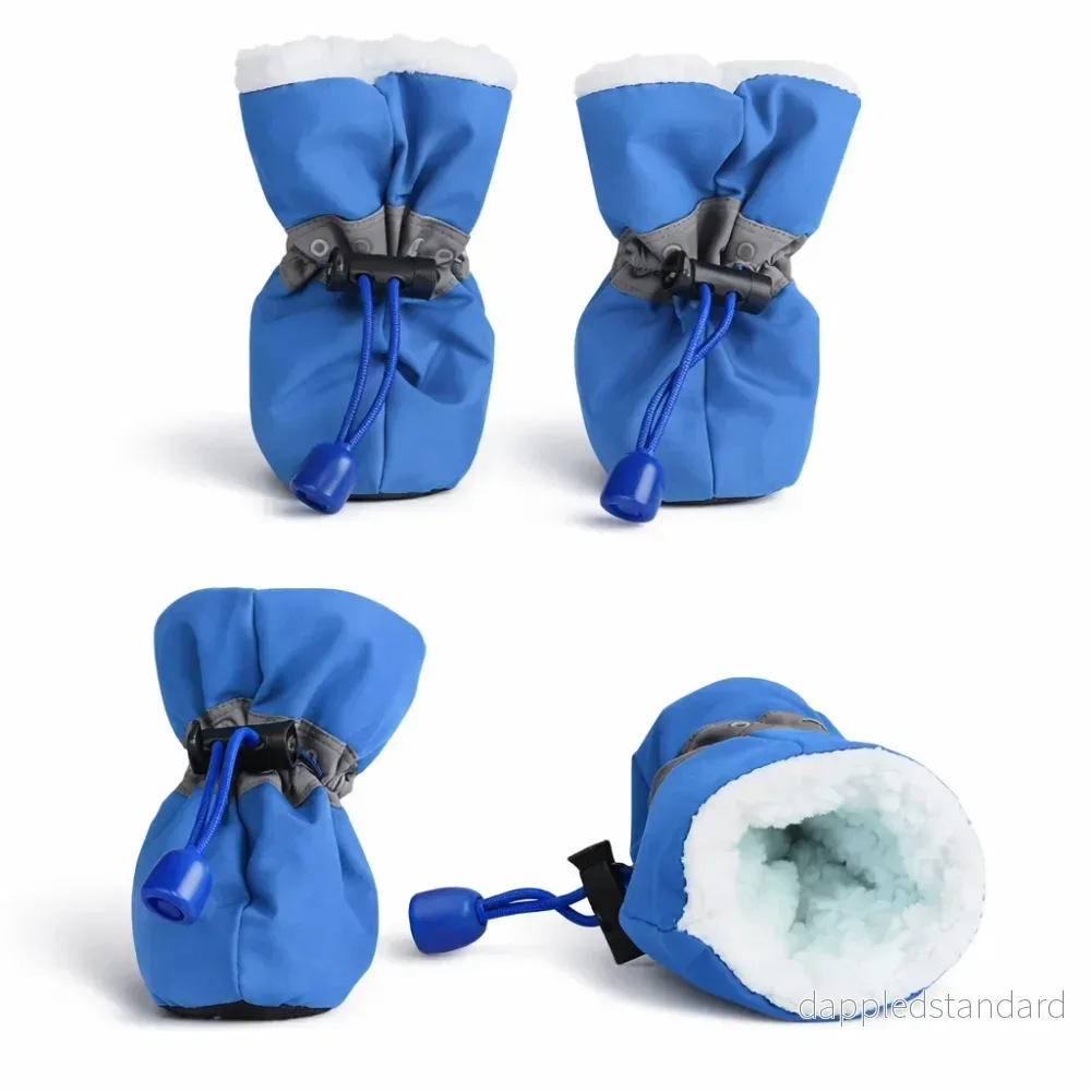 FrostPaw™ Vattentäta Hundstövlar – Skydd mot Snö & Vägsalt 1+1 GRATIS - Bild 2