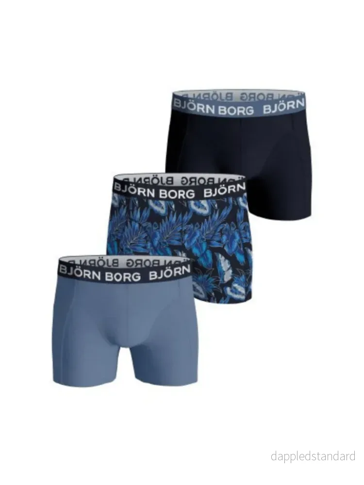 3-pack blå Björn Borg boxershorts 3-pack blå Björn Borg boxershorts