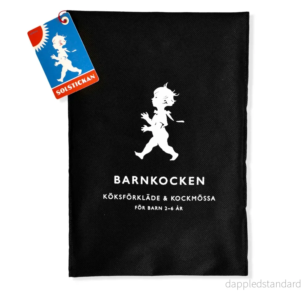 Childrens Apron & Chefs Hat Black - Bild 2