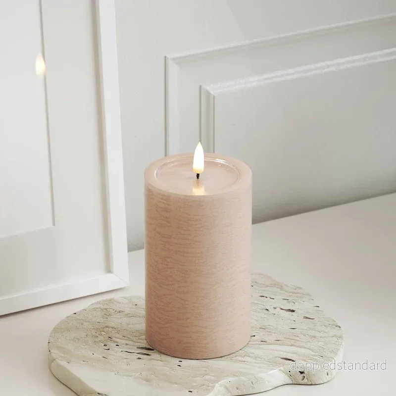 Unique LED Blockljus Rosa 7,5x12,5 cm - Bild 3