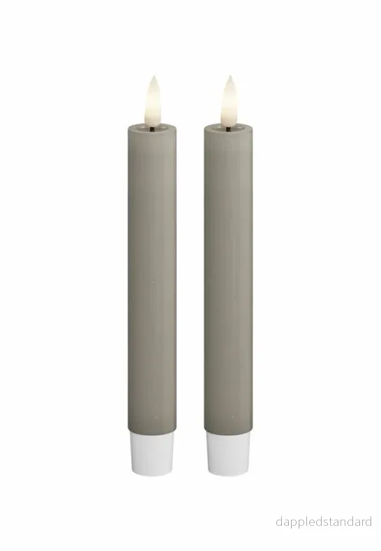 LED Kronljus 2,2x15 cm Sand 2-pack