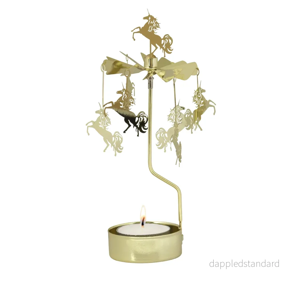 Rotary Candle Holder Unicorn