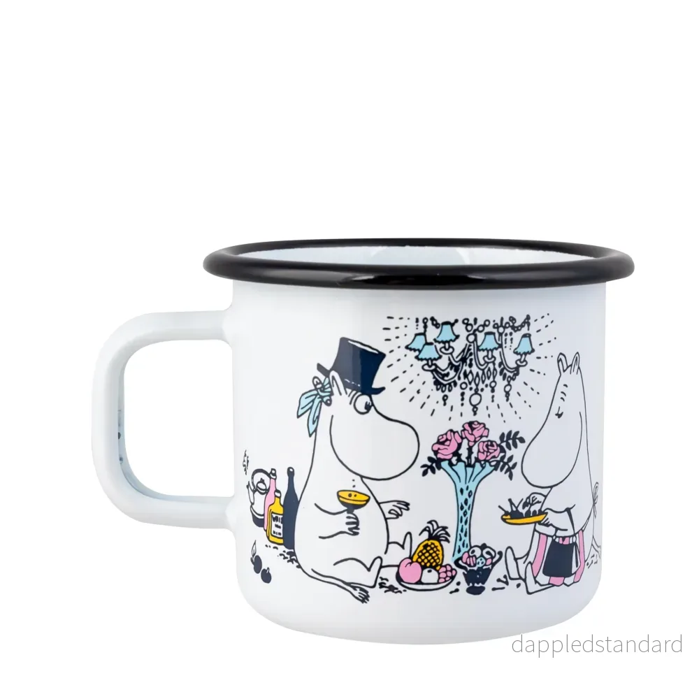 Moomin Enamel Mug Date Night 37 cl - Bild 2