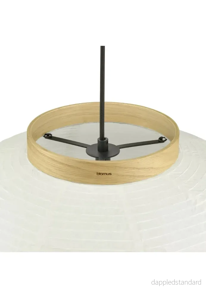 KAMI Pendant Lamp H 48 cm Ø60 cm Oak - Bild 3