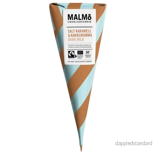 Malmö Chokladfabrik SALT KARAMELL & KARDEMUMMA 50% CHOKLADSTRUT Malmö Chokladfabrik SALT KARAMELL & KARDEMUMMA 50% CHOKLADSTRUT