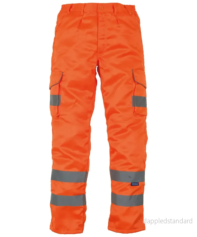 Cargobyxa i polycotton med knäskyddsfickor - Bild 3