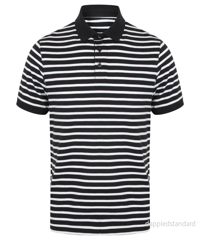 Striped Jersey Polo - Bild 2