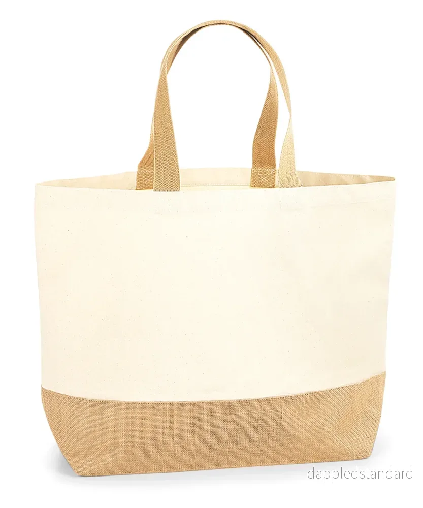 Canvas Jute Base Tote XL - Bild 2