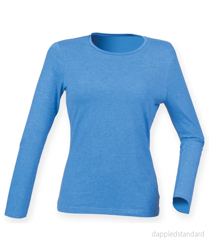 Långärmad Feel Good Stretch T-shirt – Dam - Bild 3