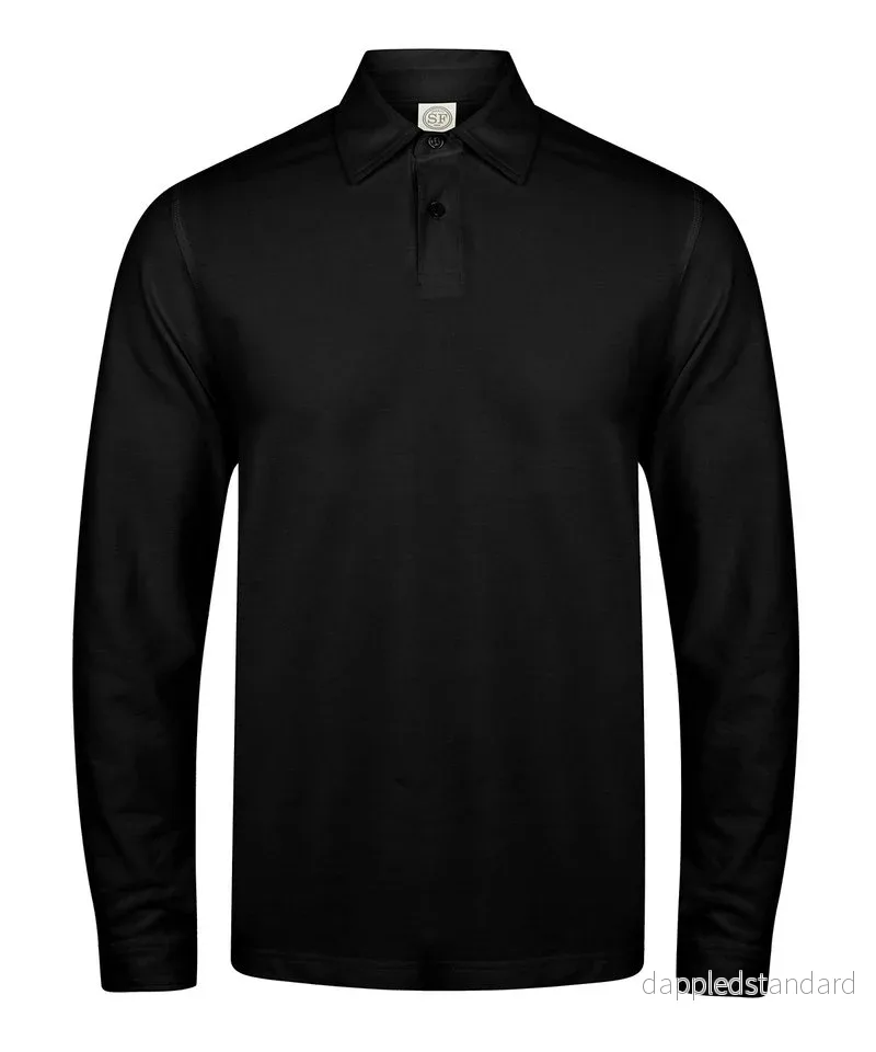 Long Sleeve Stretch Polo - Bild 2