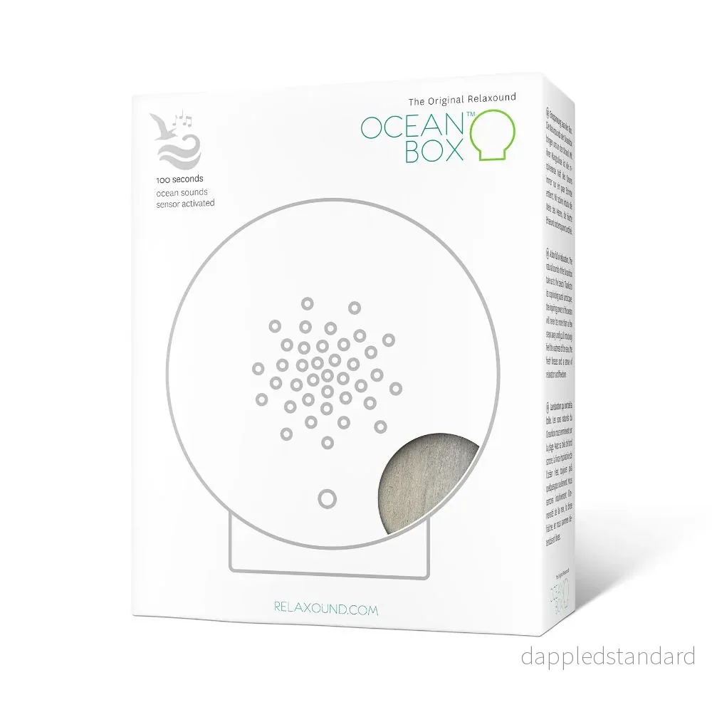 Oceanbox Speldosa Havsljud Vintageträ - Bild 3