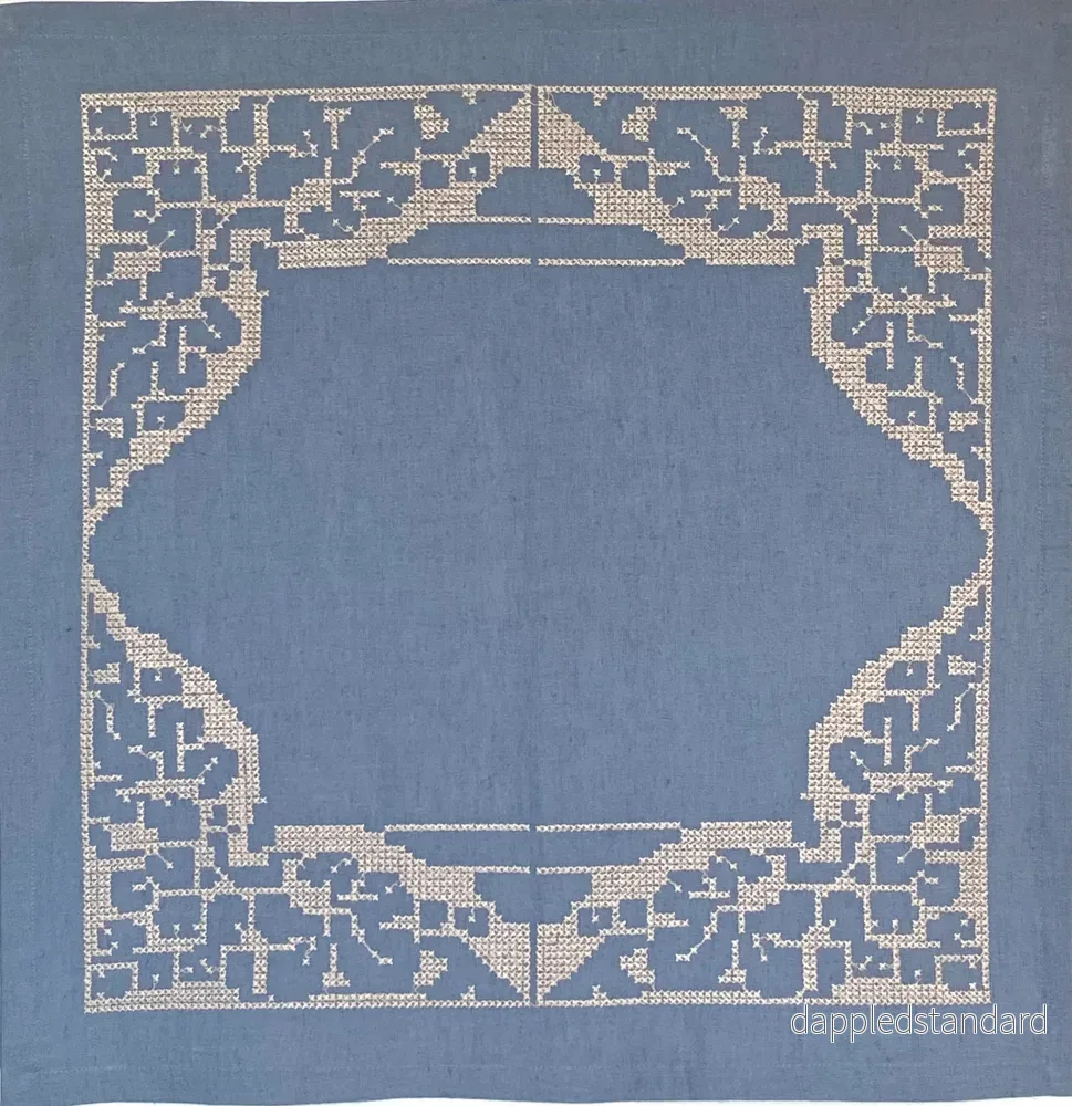 EDITH Servett Broderad Bomull/Linne EDITH Servett Broderad Bomull/Linne